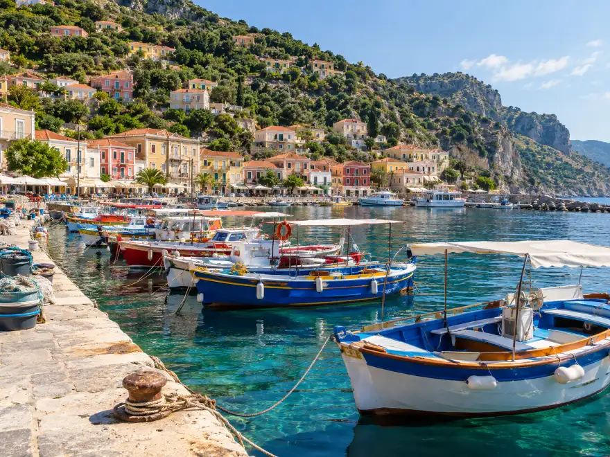 Marina Piccola bay with its swimming stop